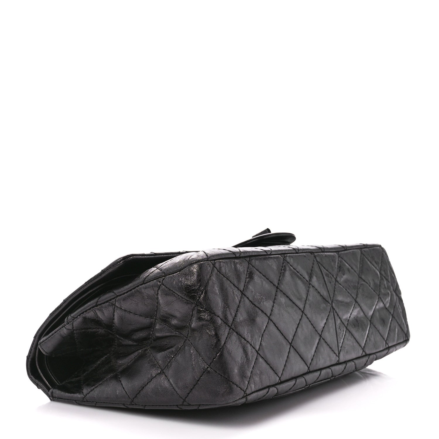 Chanel Metallic Aged Calfskin Quilted 2.55 Reissue 227 Flap So Black 4 of 10