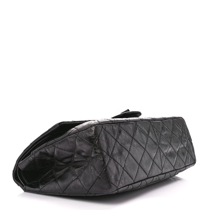 Chanel Metallic Aged Calfskin Quilted 2.55 Reissue 227 Flap So Black 4 of 10