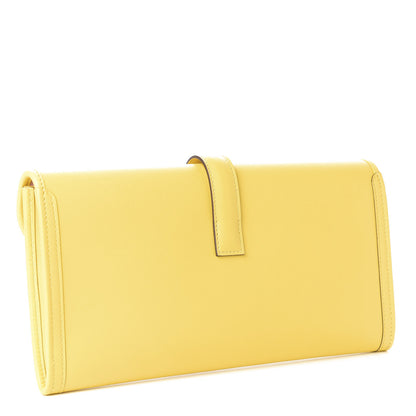 Hermes Swift Jige Elan 29 Clutch Jaune De Naples 3 of 10
