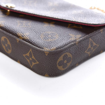 Louis Vuitton Monogram Pochette Felicie Chain Wallet Fuchsia 11 of 11