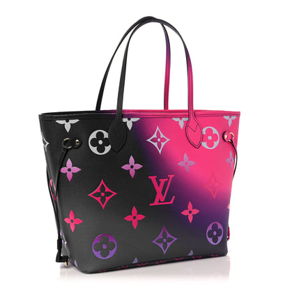 Louis Vuitton Monogram Giant Spring In The City Neverfull MM Midnight Fuchsia 3 of 9