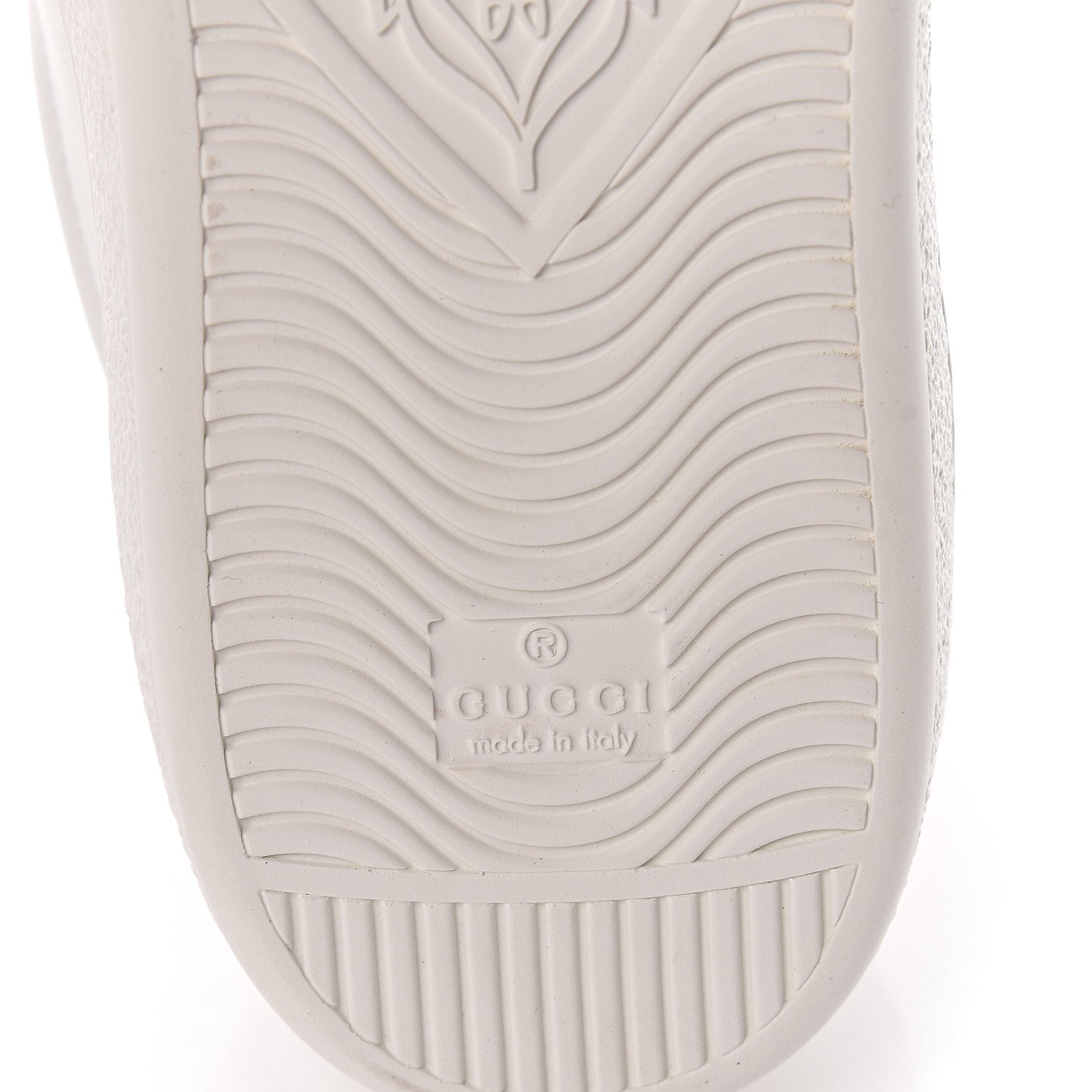 Gucci Calfskin Ayers Web Tiger Embroidered Mens Ace Sneakers 12 White 6 of 8