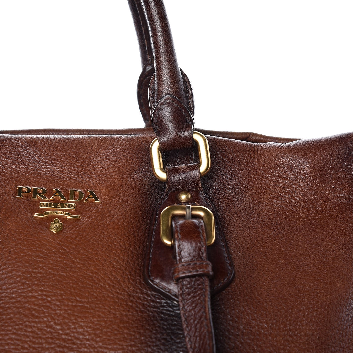 Cervo Antik Shopping Satchel Cacao Sfumato