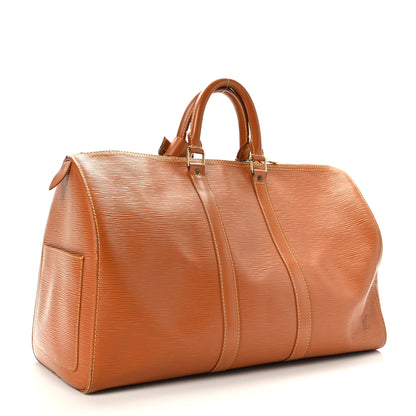 Louis Vuitton Epi Keepall 45 Cipango 2 of 11