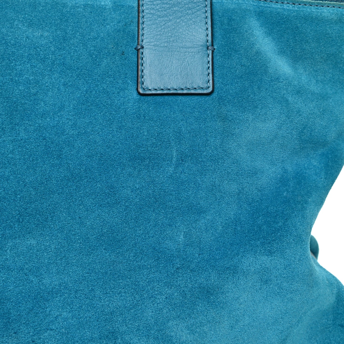 Suede Classic Check Shoulder Bag Blue