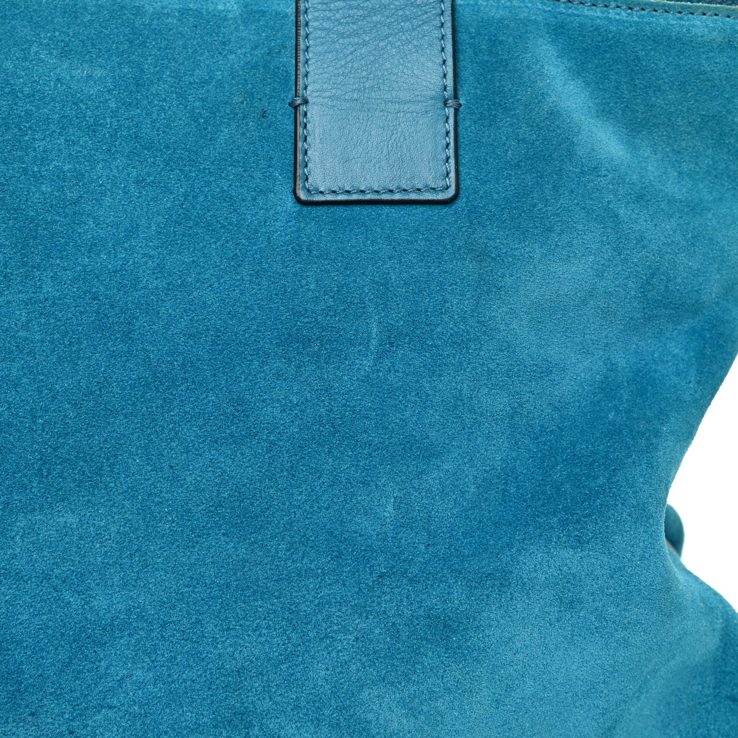 Burberry Suede Classic Check Shoulder Bag Blue 16 of 24