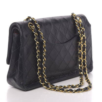 Chanel Lambskin Quilted Medium Double Flap Navy 3 of 28