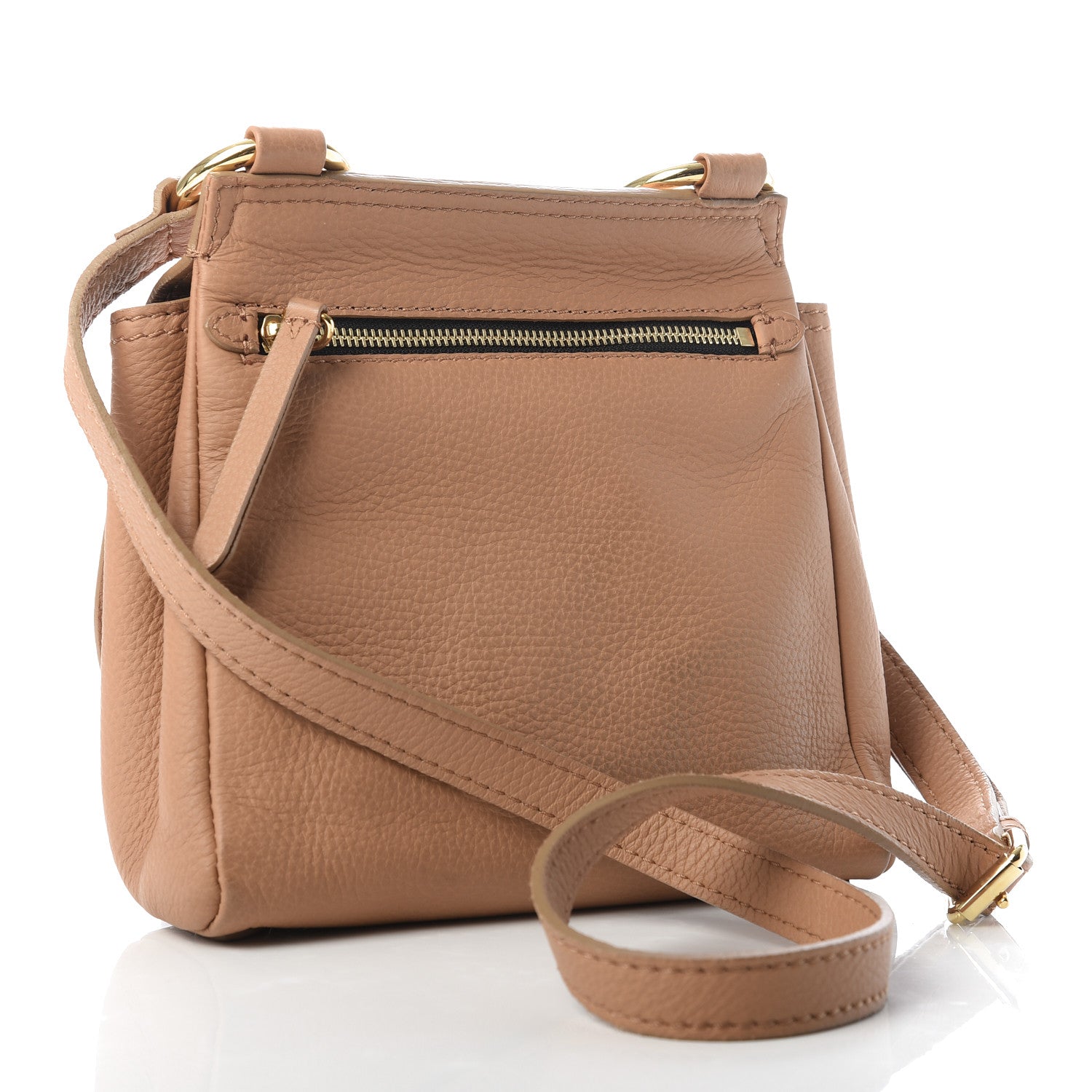 Burberry Deerskin The Bridle Crossbody Pale Clementine 2 of 10