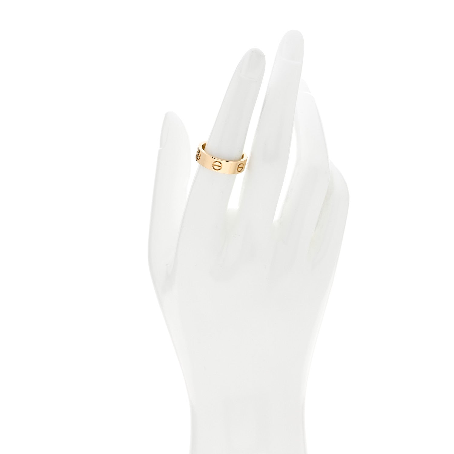 Cartier 18K Yellow Gold 5.5mm LOVE Ring 54 6.75 2 of 4