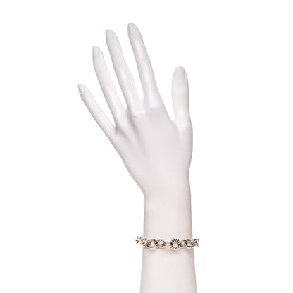 David Yurman Sterling Silver 18K Yellow Gold 10mm Medium Oval Link Bracelet 2 of 4