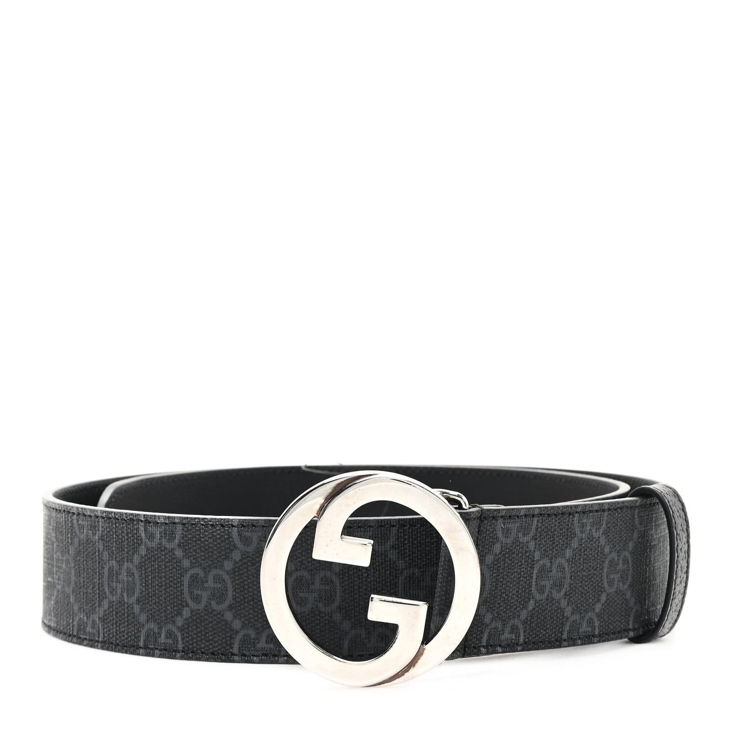 Gucci GG Supreme Monogram Blondie 40mm Belt 85 34 Black 1 of 4