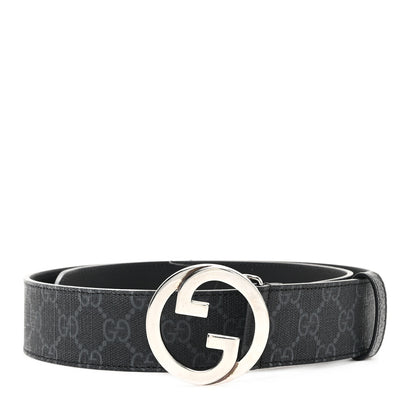 Gucci GG Supreme Monogram Blondie 40mm Belt 85 34 Black 1 of 4