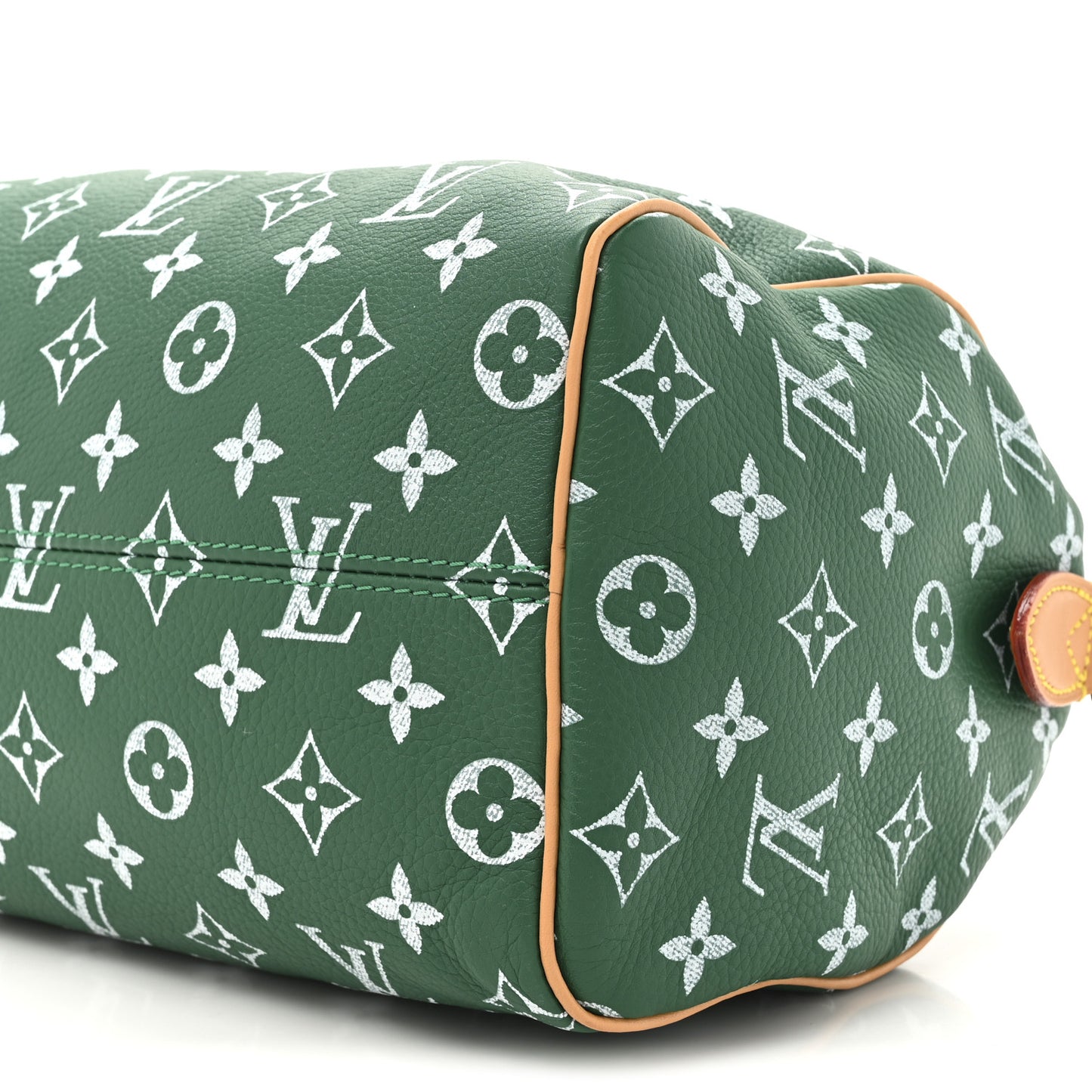 Calfskin Monogram Speedy P9 Bandouliere 25 Green