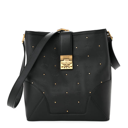 MCM Odeon Claudia Studs Crossbody Bag Black 1 of 9