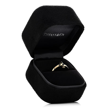 Tiffany 18K Yellow Gold Diamond 2.5mm T T1 Ring 54 7 5 of 5