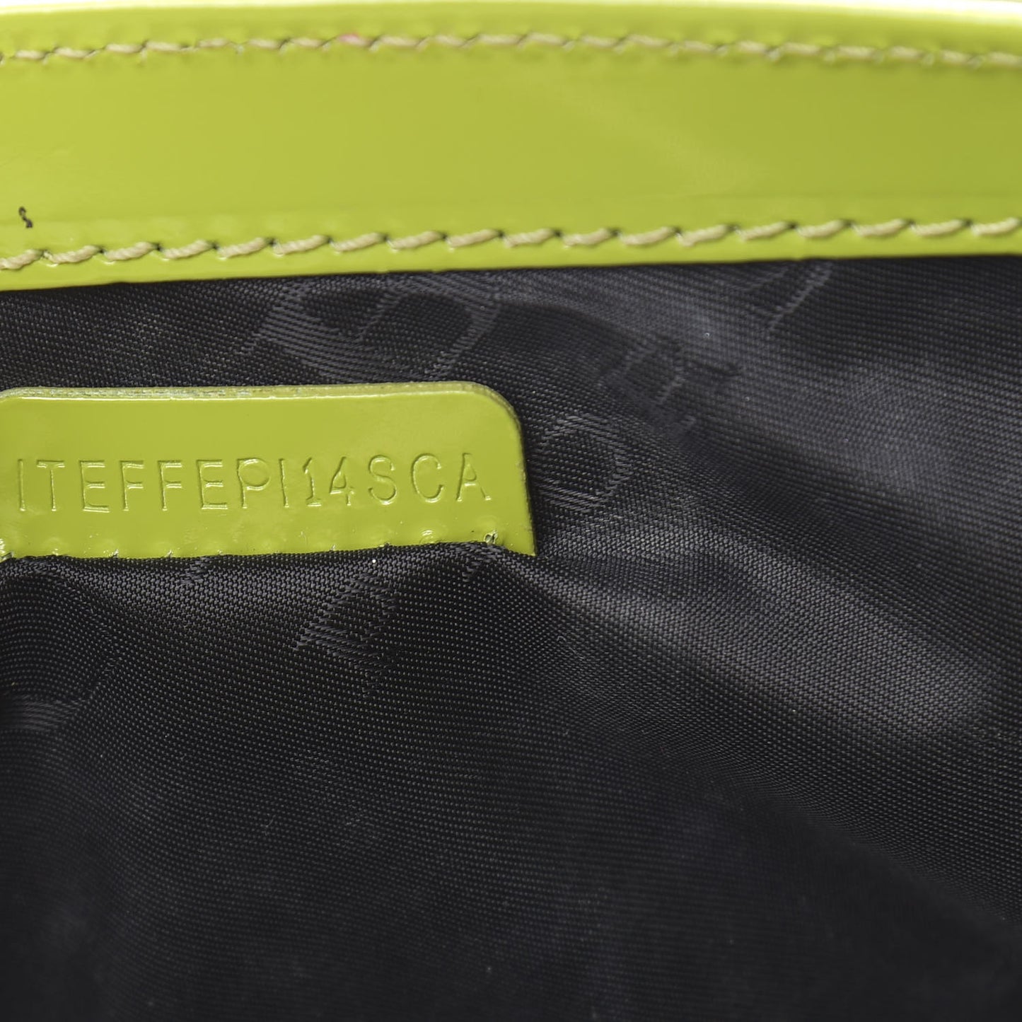 Patent Small Leigh Crossbody Bag Lemon Green