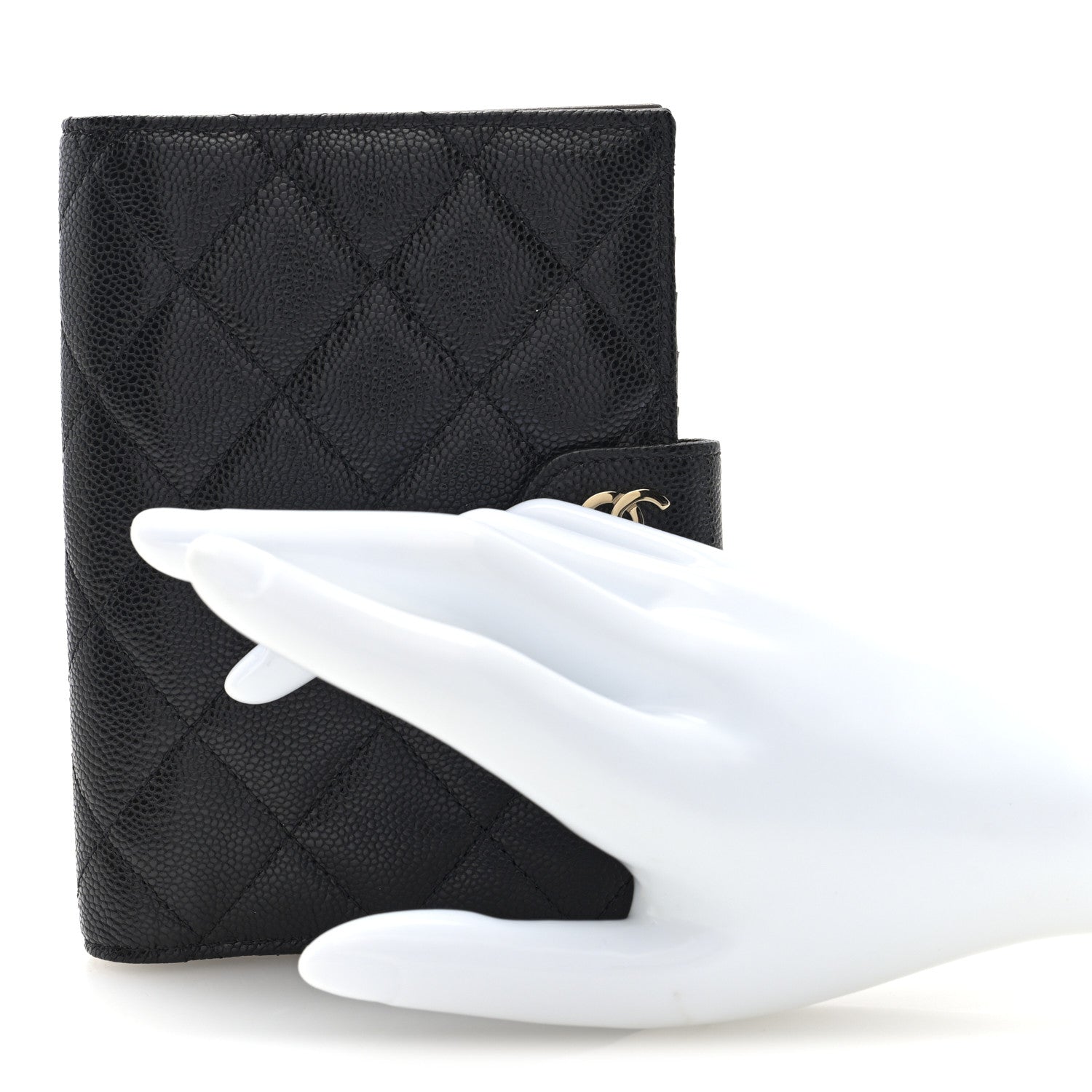 Chanel Caviar Quilted Passport Holder Black 2 of 8