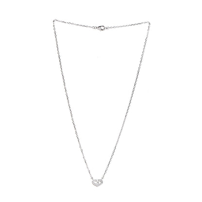 Cartier 18K White Gold Diamond Hearts and Symbols Necklace 3 of 7
