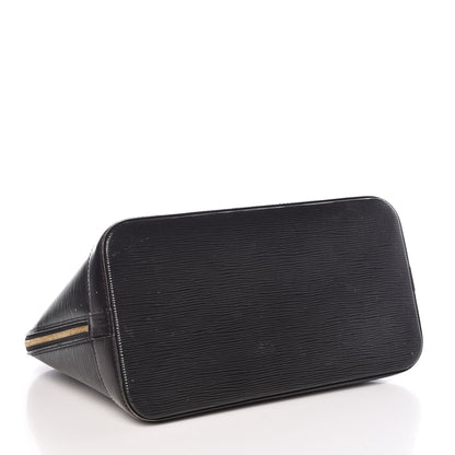 Louis Vuitton Epi Alma PM Black 4 of 11