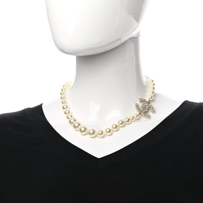 Chanel Pearl CC 100th Anniversary Necklace Light Gold 2 of 6