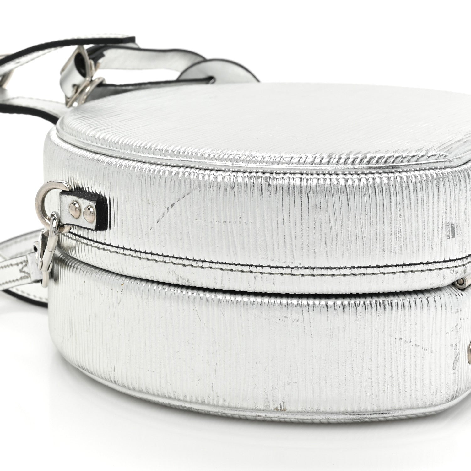 Louis Vuitton Metallic Epi Petite Boite Chapeau Silver 13 of 13