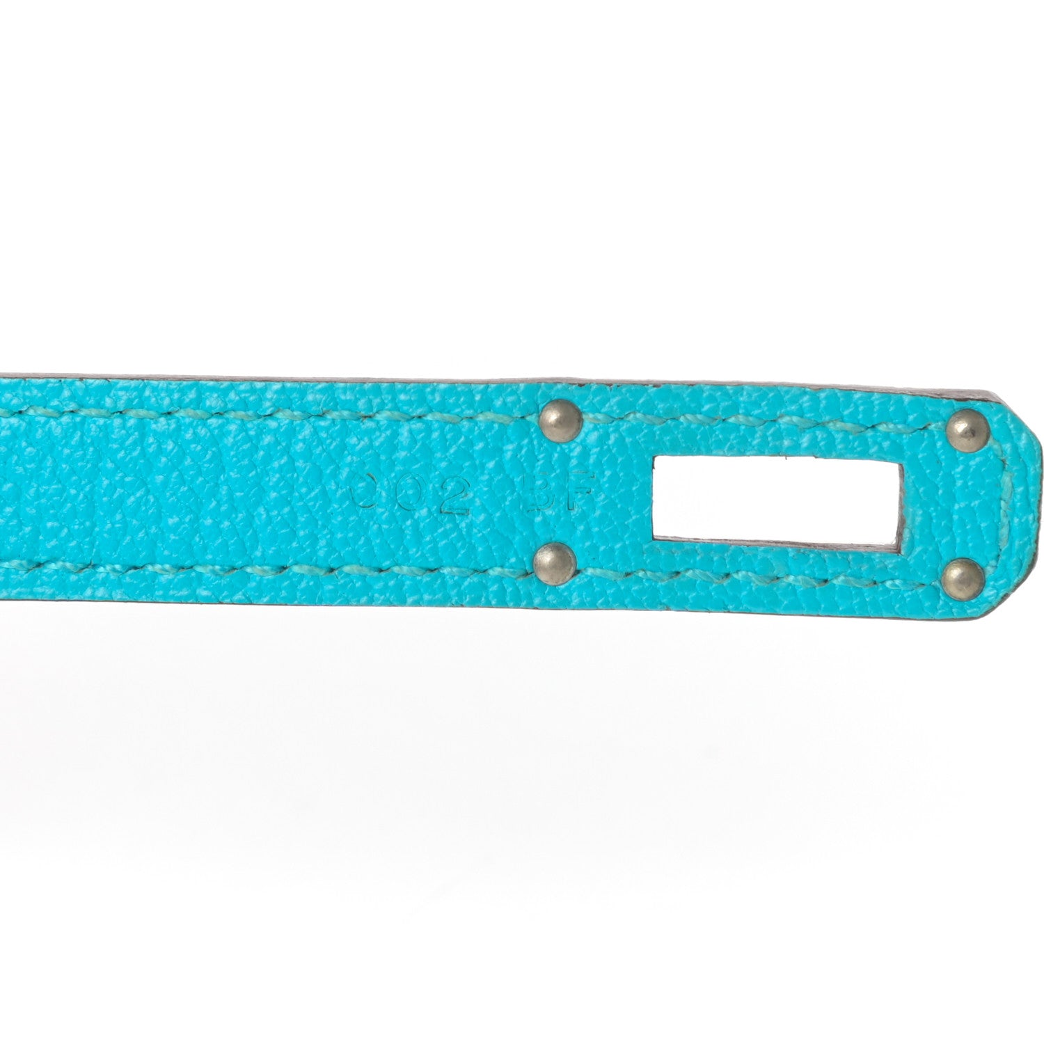 Hermes Chevre Mysore Kelly Longue Wallet Turquoise 7 of 10