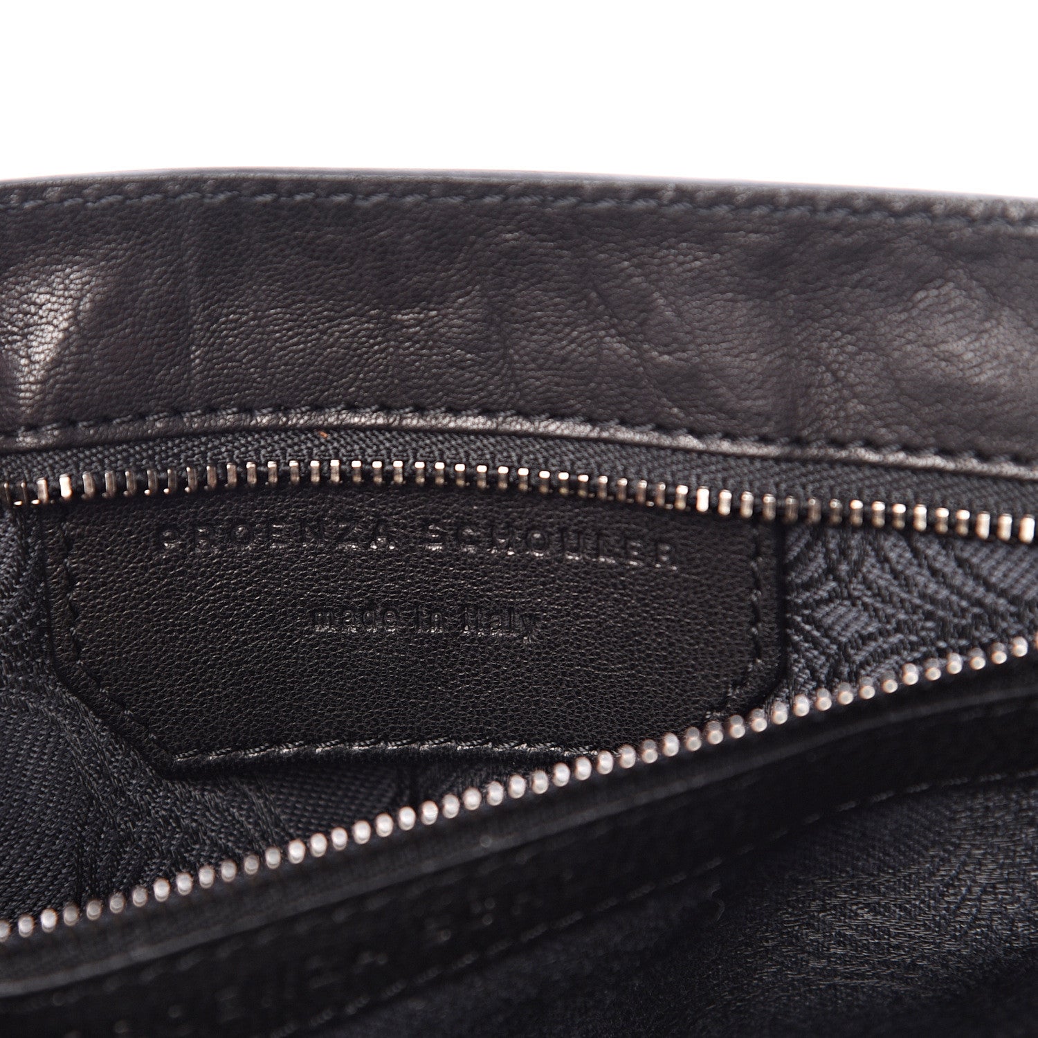Proenza Schouler Lambskin PS1 Pochette Clutch Black 6 of 7