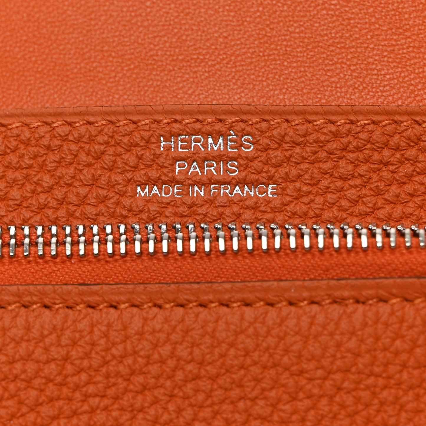 Togo Dogon Compact Wallet Orange