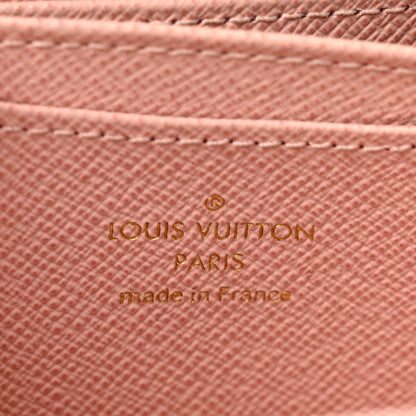 Louis Vuitton Damier Azur Zippy Coin Purse Rose Ballerine 6 of 11