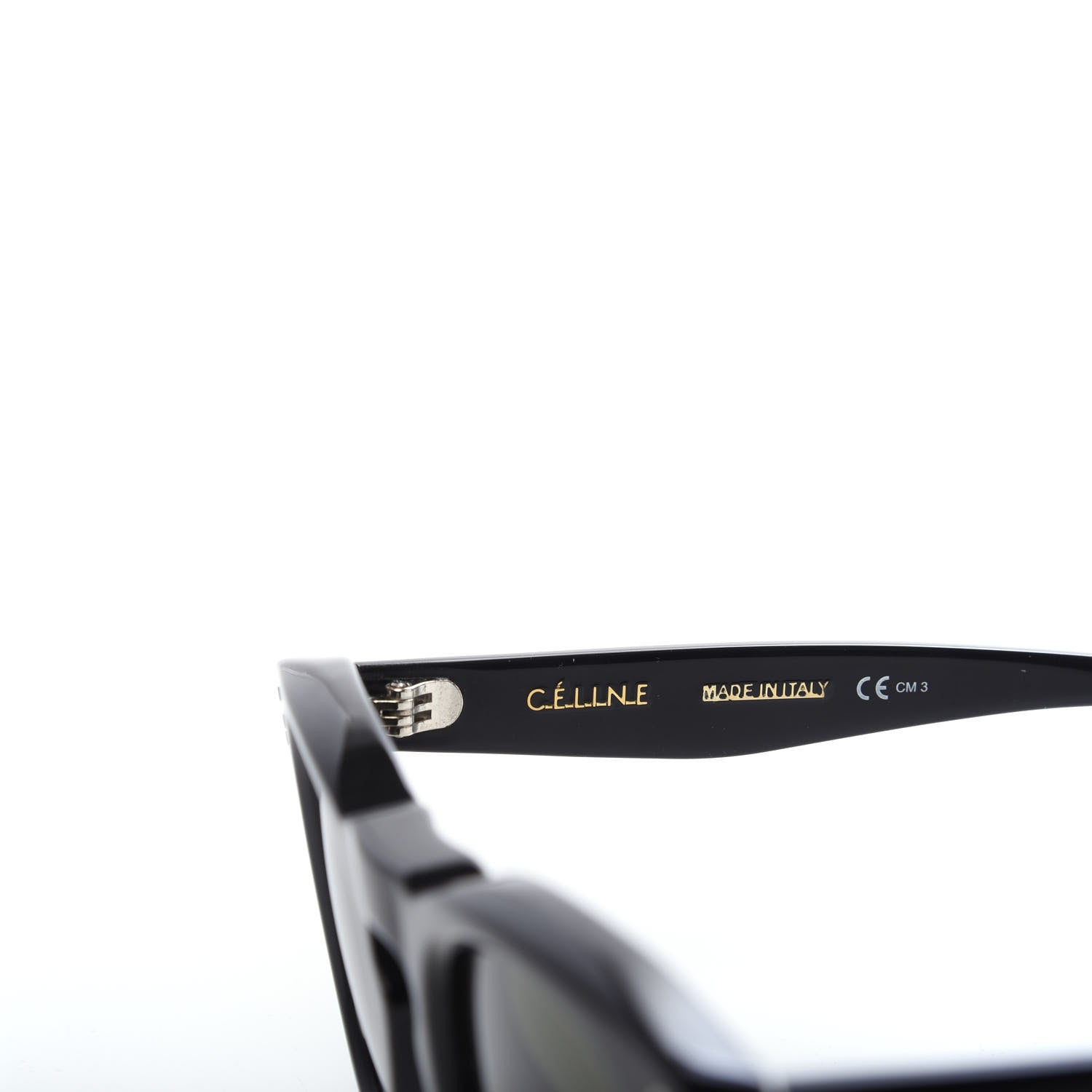 Celine Bevel Square Sunglasses CL41371/S Black 5 of 7