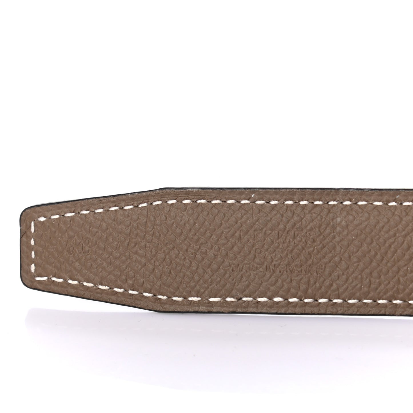 Swift Epsom 24mm Belt Strap 80 Black Etoupe