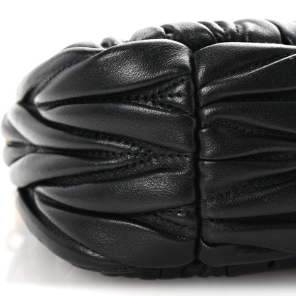 Miu Miu Nappa Matelasse Small Wander Hobo Black 9 of 10