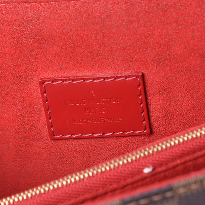 Louis Vuitton Damier Ebene Caissa Clutch Cherry 6 of 9