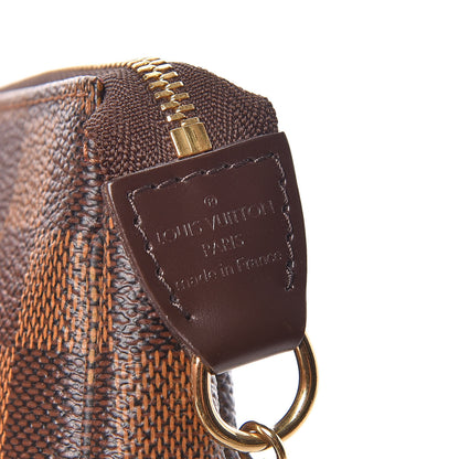 Louis Vuitton Damier Ebene Complice Trunks and Bags Mini Pochette Accessories Red 8 of 11