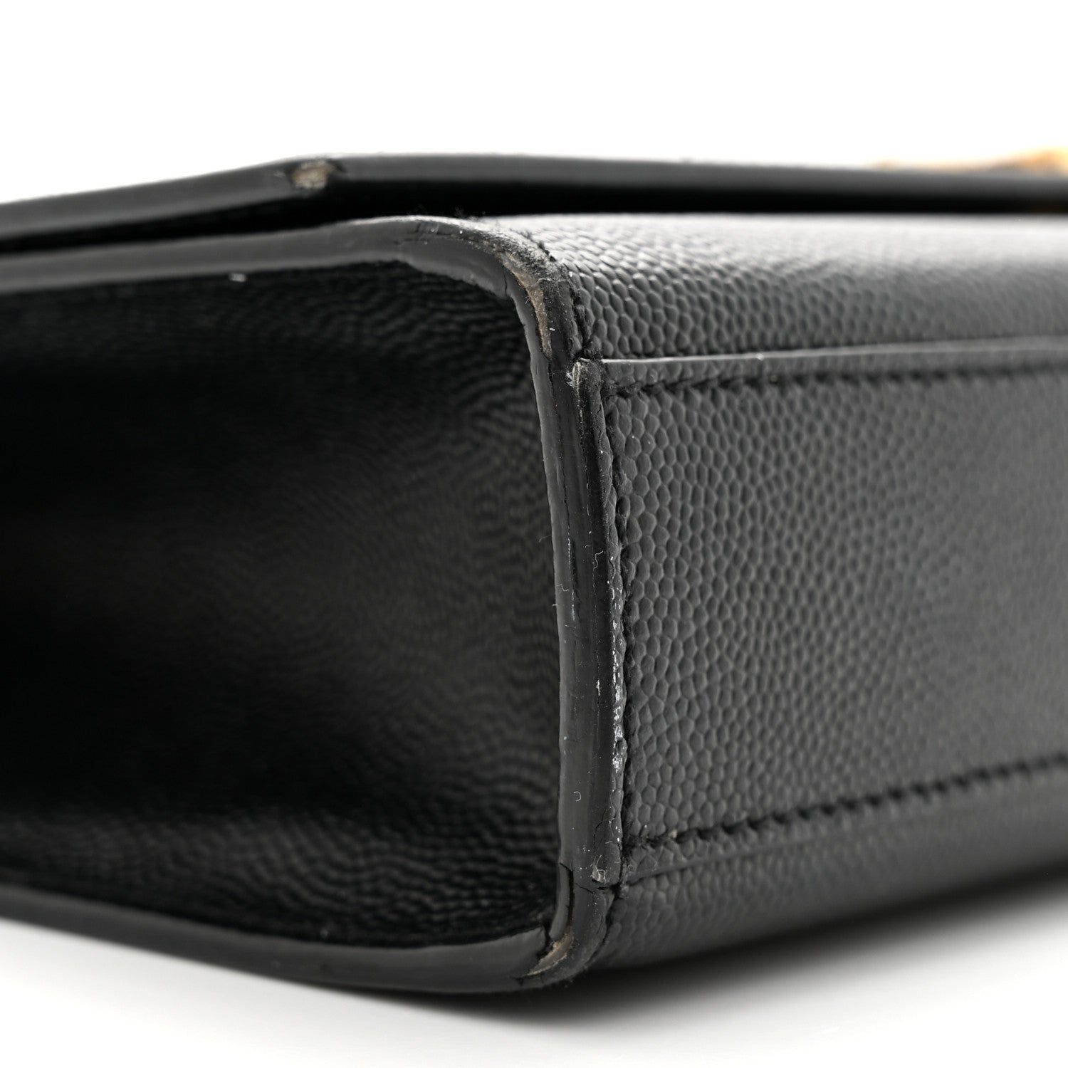 Saint Laurent Grain De Poudre Medium Classic Monogram Kate Satchel Black 8 of 13