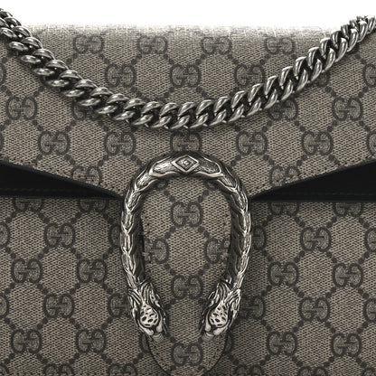 Gucci GG Supreme Monogram Small Dionysus Shoulder Bag Black 22 of 28