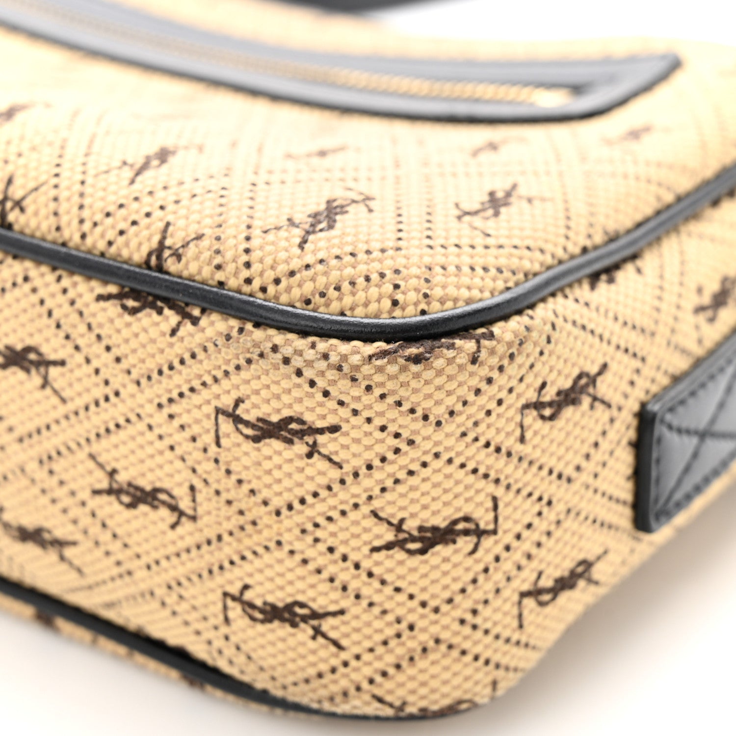 Saint Laurent Canvas Monogram All Over Camera Bag Beige 11 of 13