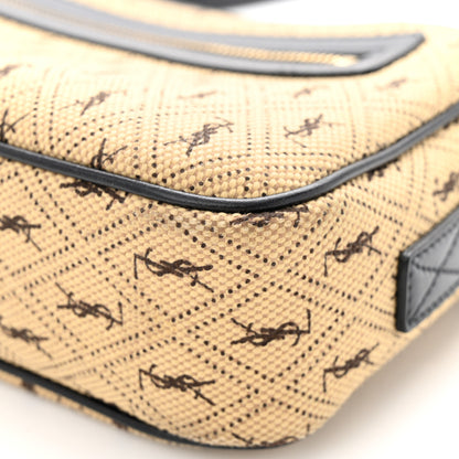 Saint Laurent Canvas Monogram All Over Camera Bag Beige 11 of 12