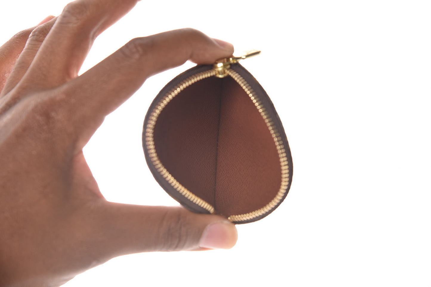 Monogram Round Coin Purse