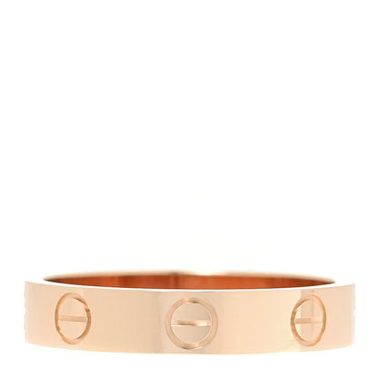 Cartier 18K Pink Gold 3.5mm LOVE Wedding Band Ring 52 6 3 of 5