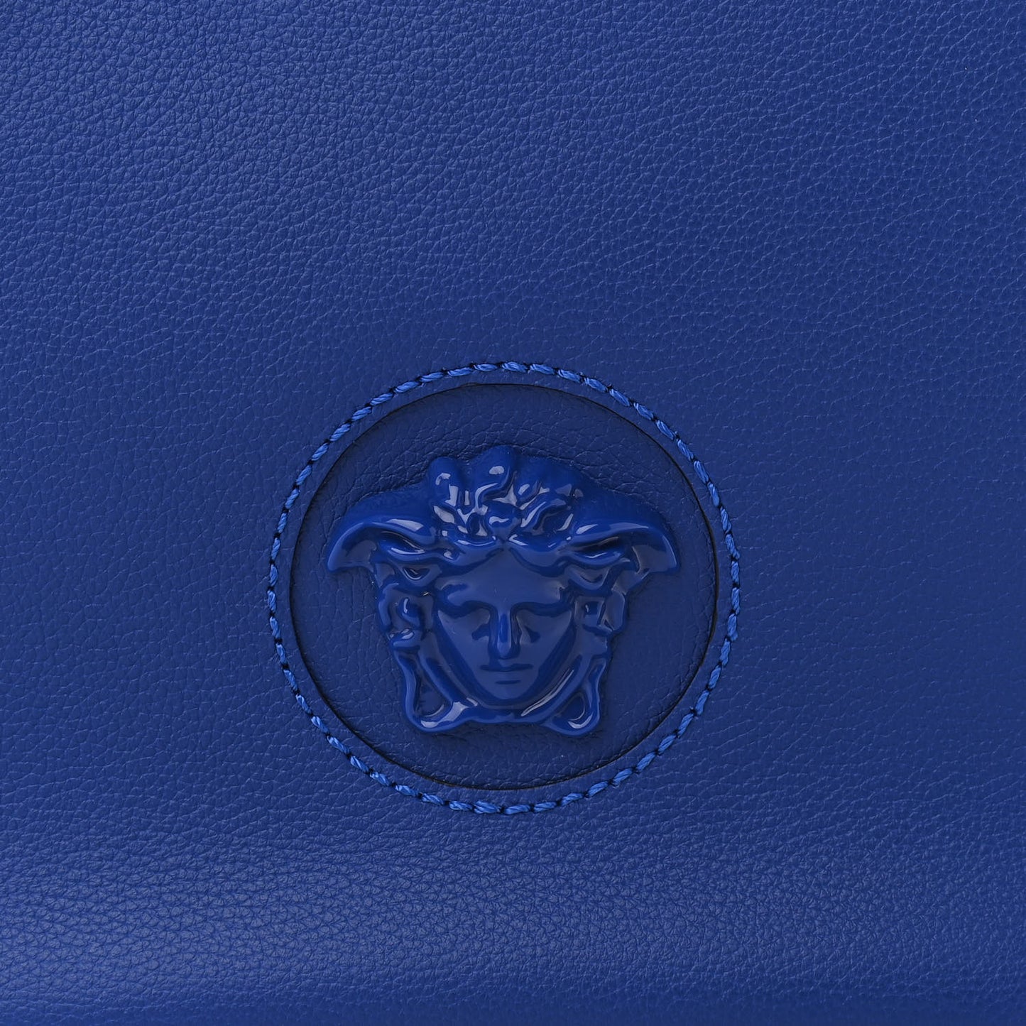 Calfskin La Medusa Medium Hobo Crossbody Lapis