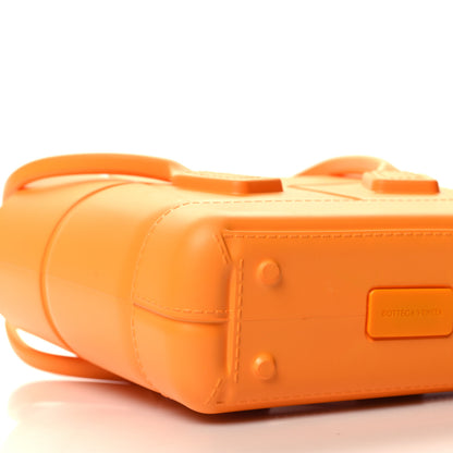 Bottega Veneta Rubber Maxi Intrecciato Mini Arco Tangerine 8 of 10