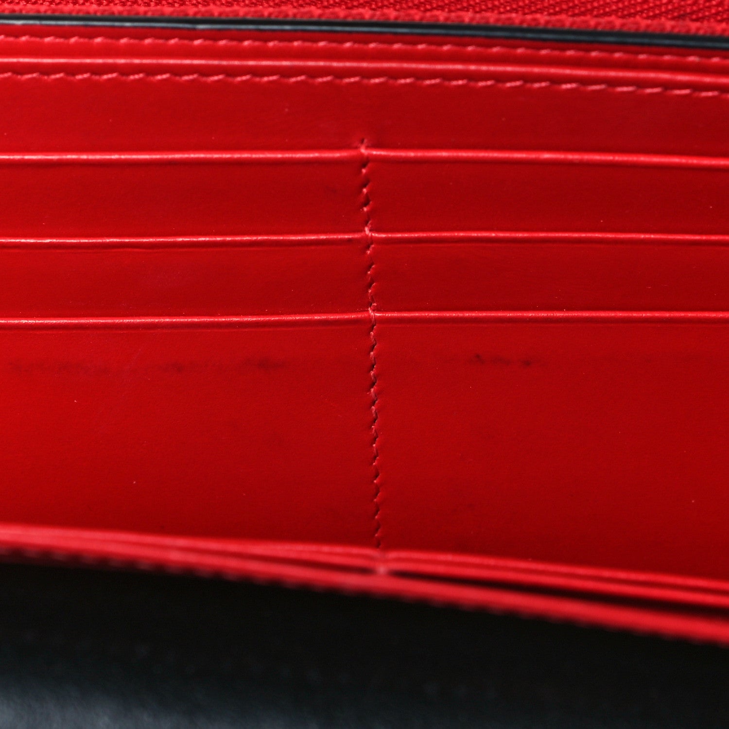Christian Louboutin Calfskin Macaron Spiked Flap Wallet Black 8 of 10