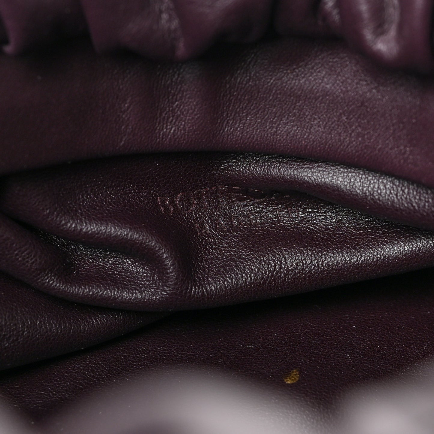 Calfskin The Pouch Chain Grape