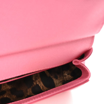 Dolce & Gabbana DOLCE GABBANA Dauphine Small Miss Sicily Handbag Pink 5 of 9