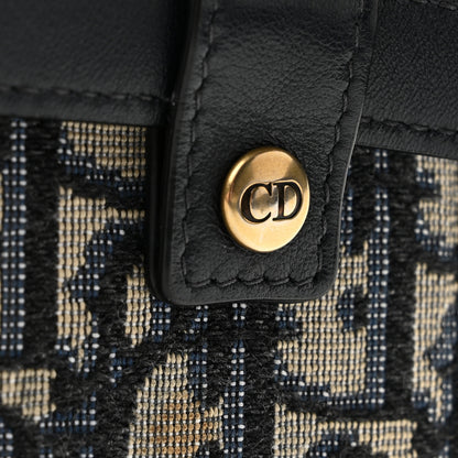 Christian Dior Oblique Saddle Belt Bag Blue 12 of 14