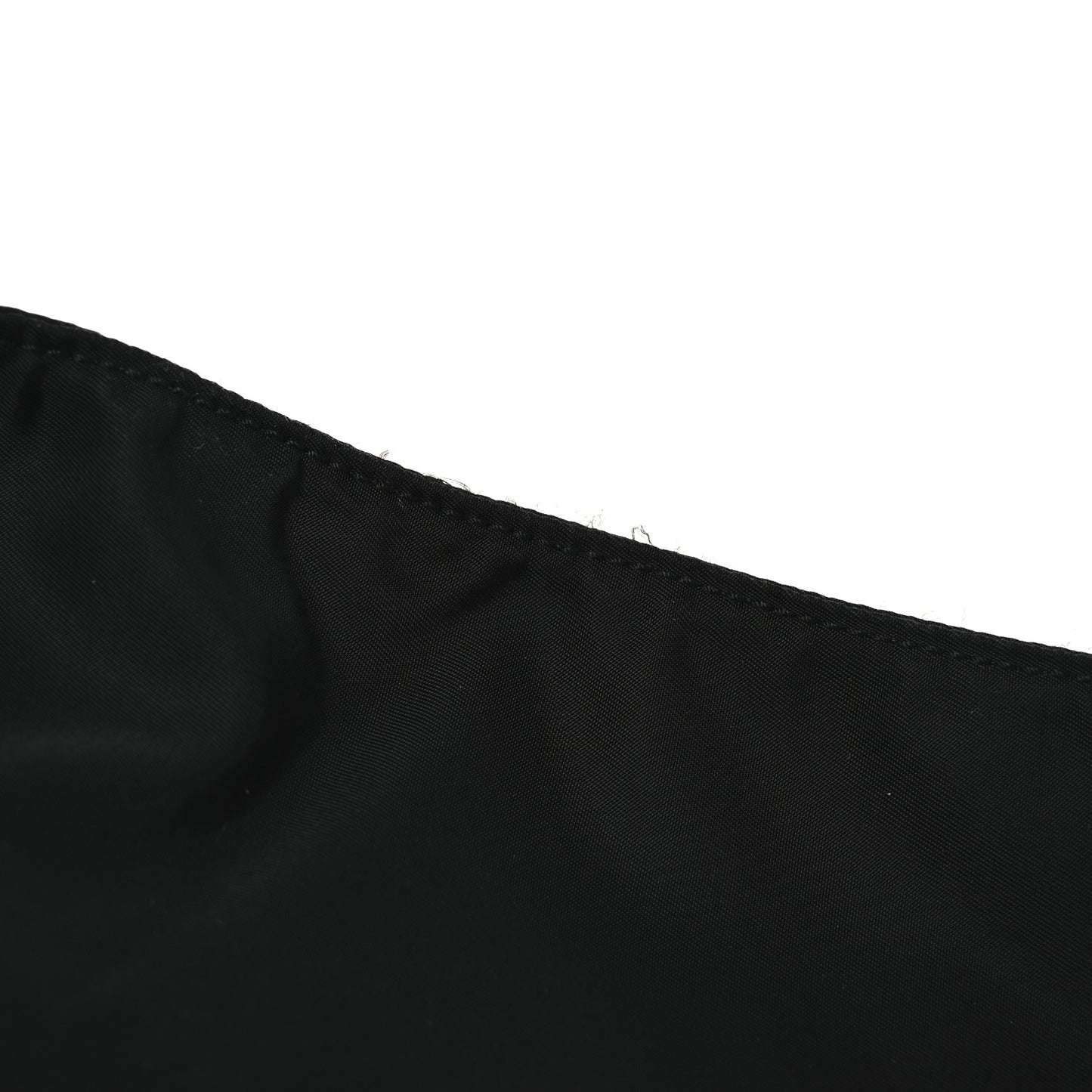 Nylon Vela Flat Messenger Bag Black