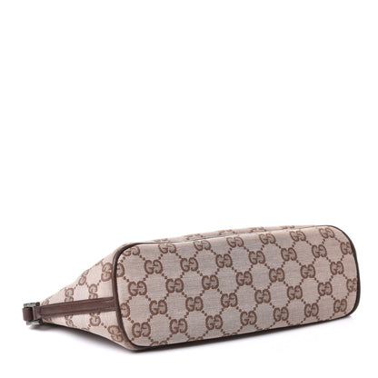 Gucci Monogram Web Boat Pochette Brown 3 of 4