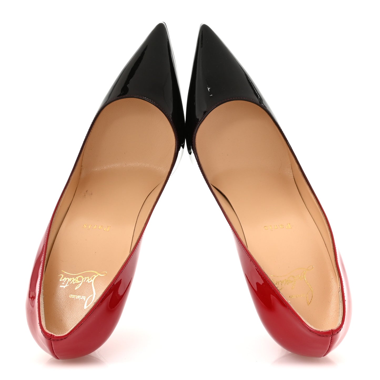 Patent Degrade Kate 100 Pumps 40.5 Black Red