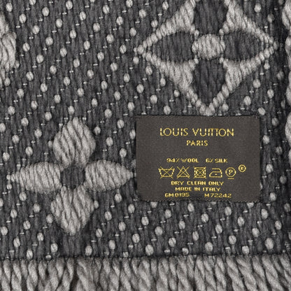 Louis Vuitton Wool Silk Logomania Scarf Verone 4 of 4